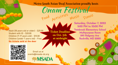 Onam Festival Metro South Asian Deaf Association 2499